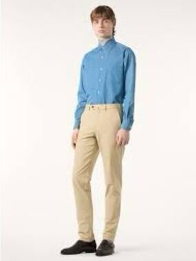Loro Piana Beige Chinos with Classic Fit 962